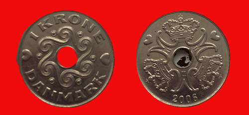 Dänemark 1 krone - -,