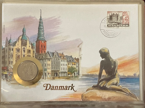 Dänemark münze numisbrief - dänemark,