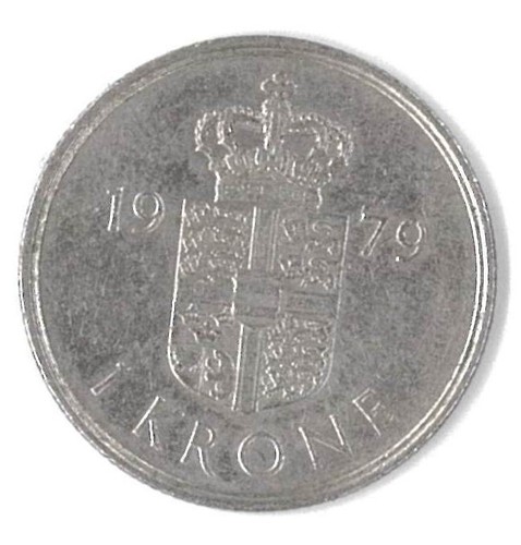 Krone münze dänemark - münze, dänemark-