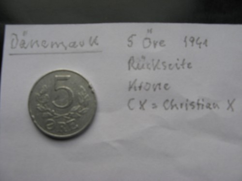 Münzen dänemark 1 - dänemark, stück