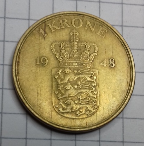 Dänemark krone 1948 - 1, ##