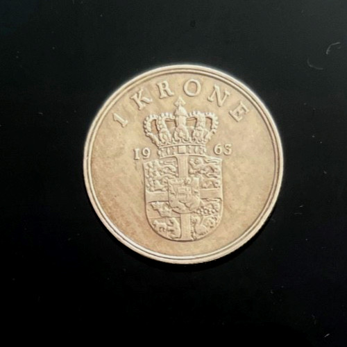 1 dänische krone - 1,