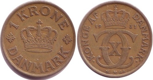 Dänemark krone 1931 - krone,
