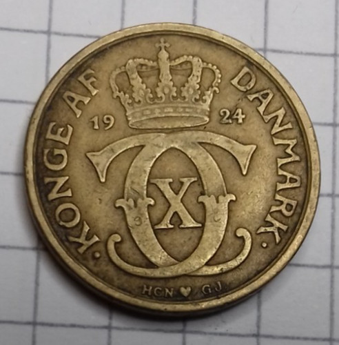Dänemark krone 1924 - , krone,