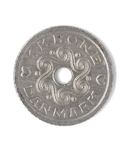 Krone münze dänemark - 1,