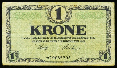 Dänemark krone 1921 - 1,