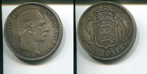 Dänemark 1876 kroner in - kroner,