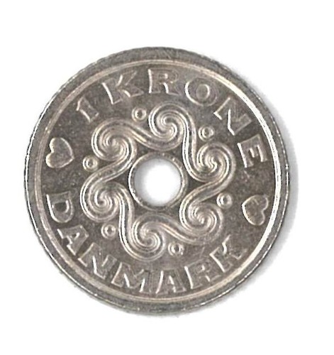 Krone münze dänemark - krone,