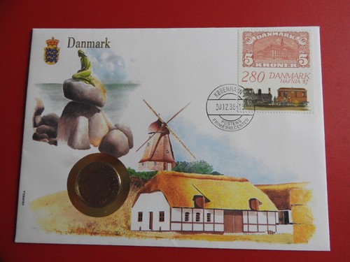 Numisbrief dänemark mit 1 - *numisbrief,