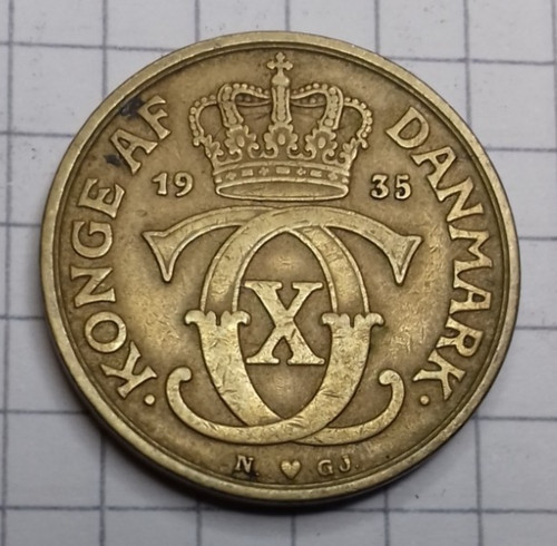 Dänemark krone 1935 - dänemark,