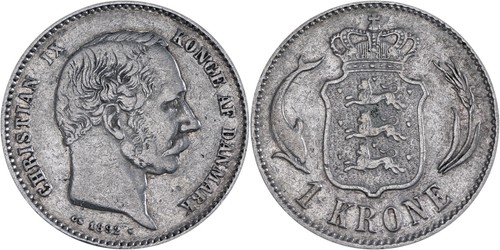 Denmark krone silver - silver,