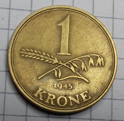 Dänemark krone 1945 - dänemark, 1