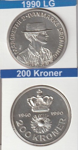 Dänemark 1990 - , silber)
