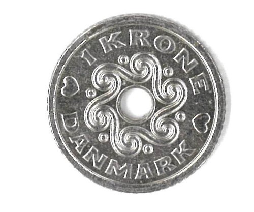 Krone münze dänemark - krone,