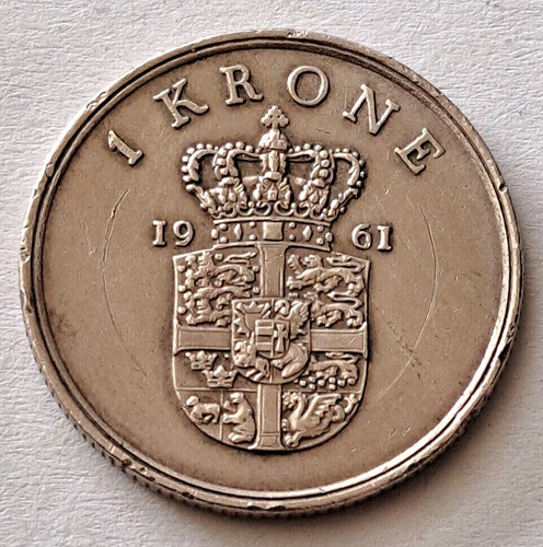 Dänmark krone 1961 - dänmark,